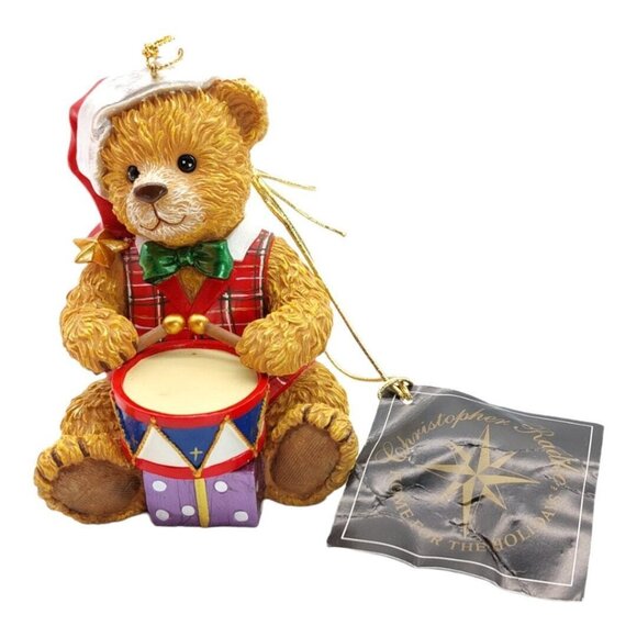 Christopher Radko Noel Bear Hanging Figurine w/Box 2002 - Picture 1 of 11